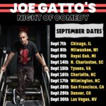 Joe Gatto Instagram – Ready to hit some great cities this September.  Get your tickets at JoeGattoOfficial.com 

Link in bio