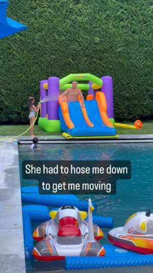 Joe Gatto Instagram - Hot Dad summer. So fun being silly with these little ones.