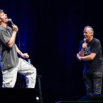 Joe Gatto Instagram - What a blast seeing my new buddy @mattrife - thanks for letting me come out and say hello to your crowd and laugh together. He is touring everywhere so when he hits your city I recommend you go see him and laugh. del Lago Resort & Casino
