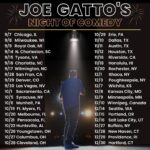 Joe Gatto Instagram - All Fall tour dates are now on sale! It’s been a blast performing for all the fans who have come out to support me and laugh together. Excited to come back strong after taking the summer off and hit so many great cities. Tickets available at www.JoeGattoOfficial.com or click the link in the bio.