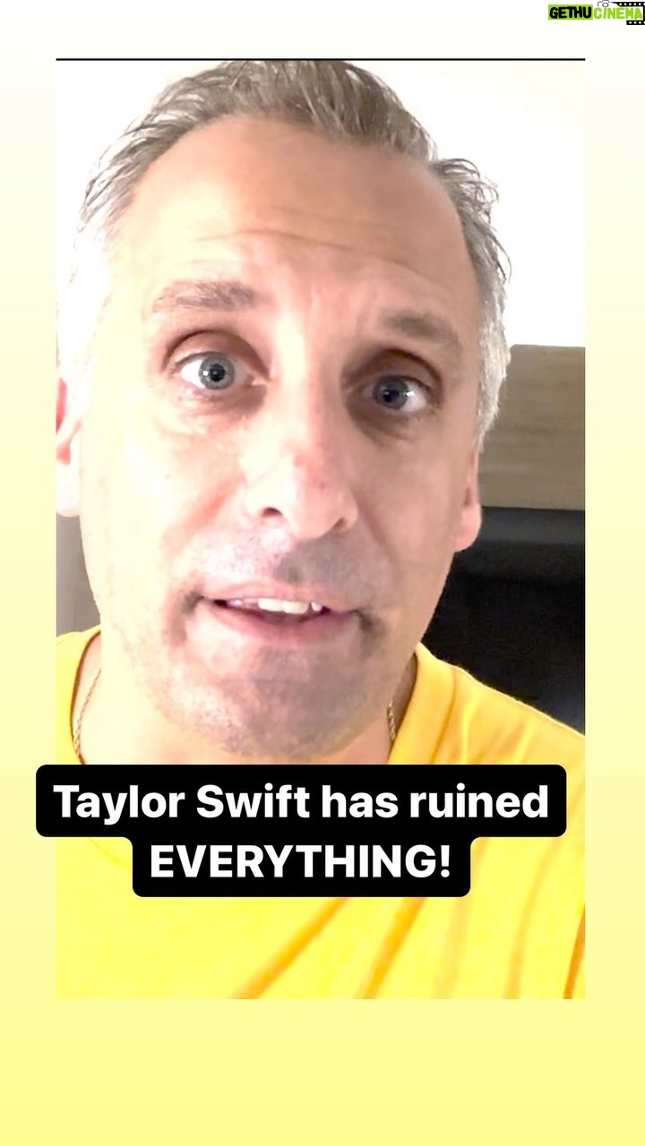 Joe Gatto - 57.2K Likes - Taylor Swift has ruined everything. Full vid on my YouTube channel. Link in bio.