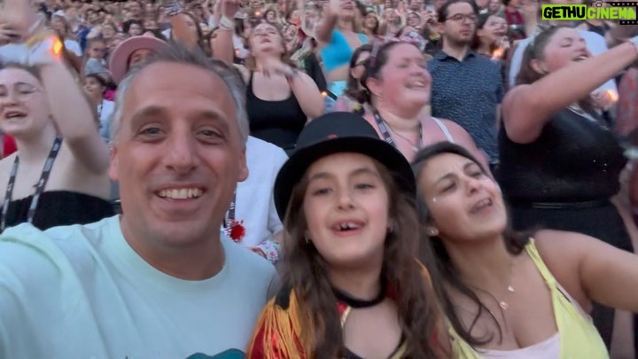 Joe Gatto Instagram - What an amazing memory making experience. My daughter was beyond excited to see one of her favorite musicians and idols put on a marathon of a concert event. Me and Bessy spent more time watching our little girl lose her mind with excitement for hours then we did the stage. Such a great night by a truly impressive professional who loves her art and her fans. Thanks @taylorswift - the Gatto’s are officially Swifties.