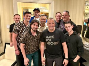 Joe Gatto Instagram - Had a wonderful time celebrating my birthday with this amazing group of gentlemen. Appreciate all the laughs we had together this week in Vegas and happy to know each and every one.  Thanks for making the time for a midweek hang. Palpable energy.  Looking forward to seeing how 47 goes.
