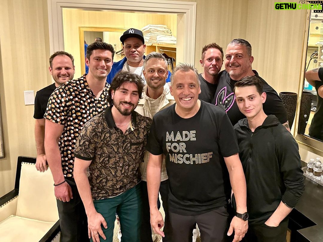 Joe Gatto - 27.5K Likes - Had a wonderful time celebrating my birthday with this amazing group of gentlemen. Appreciate all the laughs we had together this week in Vegas and happy to know each and every one. Thanks for making the time for a midweek hang. Palpable energy. Looking forward to seeing how 47 goes.