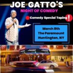 Joe Gatto Instagram – What a ride this “Night of Comedy” tour has been. I can’t believe that. I’m getting to film my first solo comedy special. A goal of mine since I started this thing two years ago. Please come be part of the night in my hometown of Long Island, New York at the legendary Paramount Theatre. Tickets at joegattoofficial.com. Or on Ticketmaster. Or link in bio.