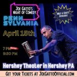 Joe Gatto Instagram - HERSHEY PENNSYLVANIA! Come on out April 15th. One show sold out, still room at the late. Chocolate for everyone!! Ticket link in bio or go to JoeGattoOfficial.com