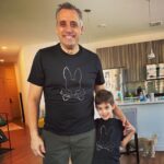 Joe Gatto Instagram - Sometimes we match. And he LOVES it. This little guy is the sweetest.