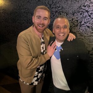 Joe Gatto Instagram - So happy to laugh out loud at the Ricky Stanicky premiere. So fun to have a new R - Rated comedy that was just fantastic. Humor, heart and my very good friend and celebrated ginger Andrew Santino delivers the funniest line in the movie. Proud of you buddy. Check it out on Amazon Prime. #rickystanicky