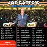 Joe Gatto Instagram – New cities and dates thru March on sale NOW. Get them at www.joegattoofficial.com or link in bio. 

Thank you so much to everyone who has been a part of this journey. It truly is amazing to be out and laugh with you all for a night. 

Comment below on where you are coming!