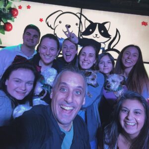 Joe Gatto Instagram - A night for the books. So proud of what we’ve built over this past year. Thanks for everyone who came out to support and celebrate us. My kids made the best emcees for the night and make me proud to be their father. 

Huge and sincere thanks to all the volunteers who work tirelessly with us to take care of these pups. And to my amazing wife who crushes this dog rescue life, I couldn’t be prouder of you and your enormous loving heart. 

Please support us by following and sharing @gattopupsandfriends so we can continue our work of finding homes for these loving oldies but goodies. Much love.