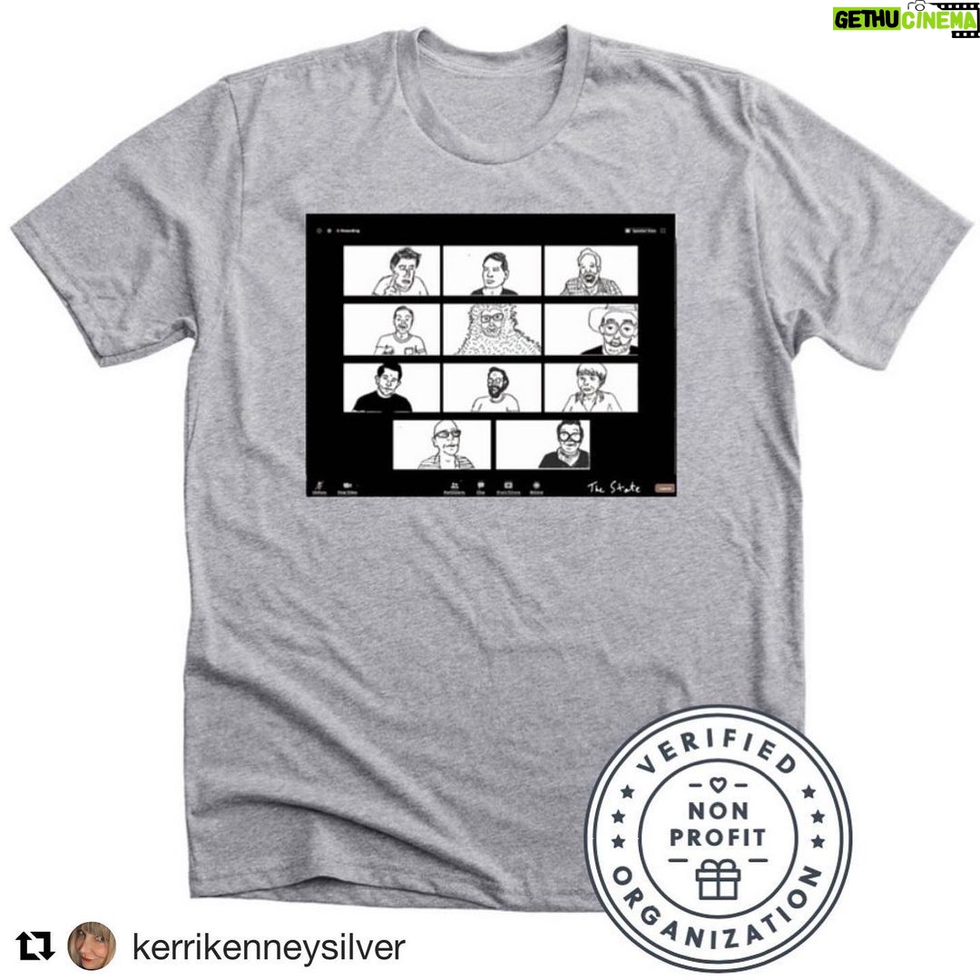 Joe Lo Truglio Instagram - 👉🏼Link in Bio👈🏼 ・・・ Last week our reunion of THE STATE raised $90,000 for charity so we made an official Zoom With The State t-shirt to raise some more!