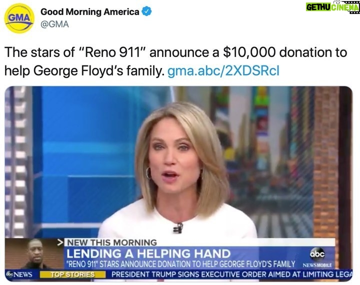 Joe Lo Truglio Instagram - Our Reno cast mate @cedricyarbrough is from Minneapolis. He spearheaded this effort. Thank you @niecynash1 for amplifying our voice. This is utter madness and we must do what we can. Stay kind, stay strong, teach your children well. #justiceforgeorgefloyd