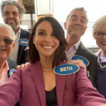Joe Lo Truglio Instagram - Played some Family Feud yesterday! We helped raise some money for @lifewireorg and had a blast. We used to watch the show back in the Dawson days and loved keeping the tradition. Note: podiums are much smaller in person. 🤷🏼Big thanks to @familyfeudabc and @iamsteveharveytv for a great night!