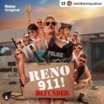 Joe Lo Truglio Instagram - #Repost @kerrikenneysilver with @make_repost ・・・ I’m lucky to work with decent and super funny people on all these cop shows. Especially if they have a ‘9’ in the title. Who’s ready for an ALL NEW SEASON of Reno 911! 🚨 February 25 on @therokuchannel #reno911