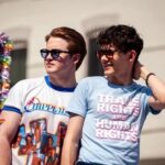 Joe Locke Instagram - DC pride was very fun, and I don’t just mean kit’s T-shirt. Thanks @ukinusa for having us 🏳️‍⚧️🏳️‍🌈