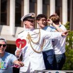 Joe Locke Instagram - DC pride was very fun, and I don’t just mean kit’s T-shirt. Thanks @ukinusa for having us 🏳️‍⚧️🏳️‍🌈