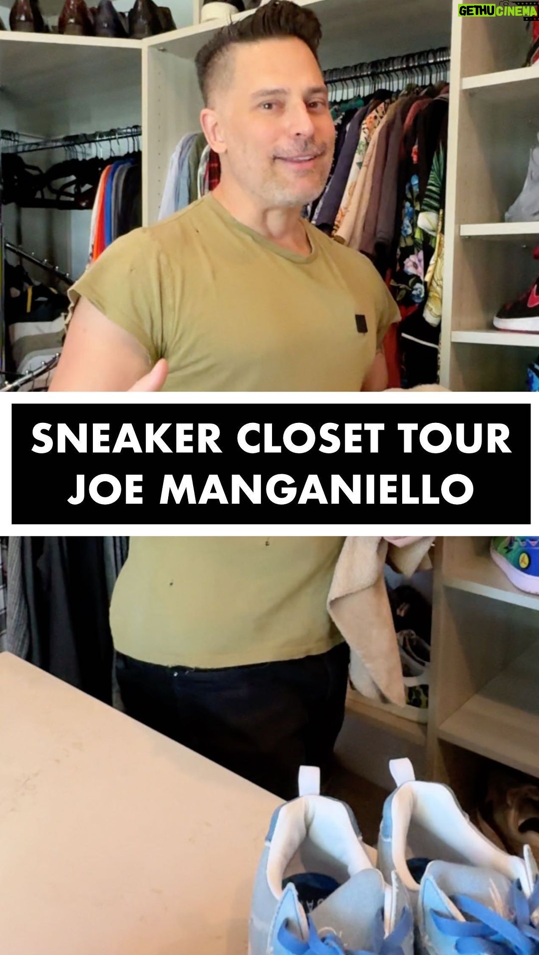 Joe Manganiello Instagram - @joemanganiello “I don’t know why people hate on Mids.” Location: Los Angeles Occupation: Artist With a collection that feels like it is Joe’s collection, this episode of Sneaker Closet Collectours takes us into the closet of actor Joe Manganiello. Part host, part actor, part D&D Master, Joe’s collection ranges from some old school classics, to customs, to some new hitters that fit his unique style and show love from his home town. While you might thing of him as the host of Deal Or No Deal, you might want to think of him as a sneakerhead as well. Enjoy