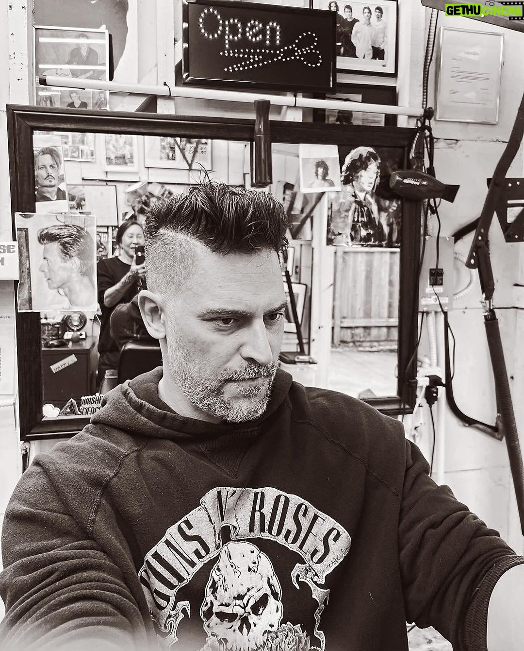 Joe Manganiello Instagram - Fresh cut courtesy of @mirachai