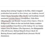 Joe Manganiello Instagram - NONNAS - Great script, hilarious cast, and a fantastic director (even though he’s from my High School’s rival)… coming soon!