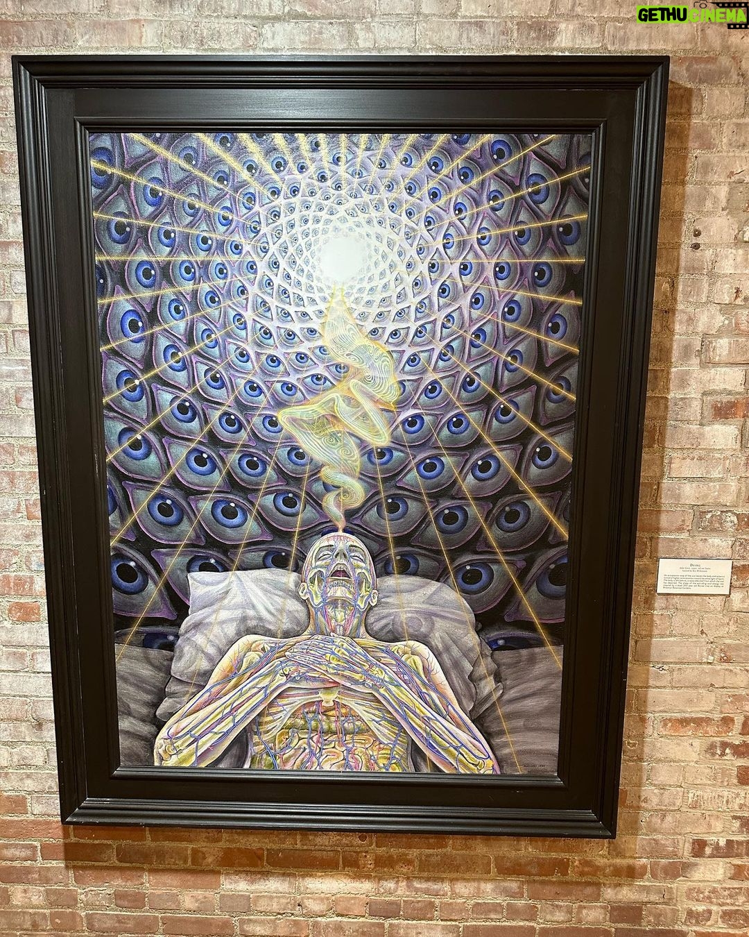 Joe Manganiello Instagram - ALEX & ALLYSON GREY’S • ENTHEON/CHAPEL OF SACRED MIRRORS One of the great single/dual artist museums in the world… Psychedelic ancient mysticism + Jungian archetypes + scientific anatomy = 🤯