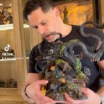 Joe Manganiello Instagram - The team at @archvillaingames have been taking miniature gaming to the next level as of late, so I had to get myself their brand new DEMORGOGON sculpt and have it masterfully painted by @stevenoaksart. if you want to shock your players at the table, this is the one…