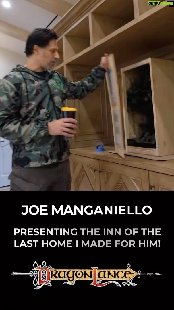 Joe Manganiello Instagram - Making Joe Manganiello’s Dragonlance: Inn of the Last Home! Built by: @aardnor_minis I am so very excited to share this video with you! I was honoured to work with Mr. Manganiello on this iconic piece of D&D lore! Joe was an outstanding client – very patient and a great collaborator in the design of the piece. Big thank you to the team at Black Forest Wood (https://blackforestwood.com) – they made the amazing table for Mr. Manganiello and gave me permission to use the video clip of Joe presenting the Inn of the Last Home. Very kind of them! Check out their video: https://youtu.be/uuRDFSOShfU. I hope this gives you a good look inside the process on how I made the project. Let me know if you have any questions - I would love to help you with your own crafting journey! Thanks everyone and especially Joe Manganiello! Cheers! /sean -——————————————— MY PATREONS - (love these guys!) @marsmancrafts @rebekahdspencer @the_foamorian @shannon_eastons_design @epicjim @oldcrow_dm @my_realm_of_oddities @thegnollwhocrafts @the_xollector @mitchellrs1247 @czumberge17 @konexxus @catalystcabinetofcuriosities @thepocketforge @mol.card @zepptones @alderdoodle @chrissagers4411 @myrklas.craft @dungeonslair @tolexcat_minis @amahnke @kings.valley.forge @clifchandlerworldcreator @geekygm @diceforge @sorceryspeedconcede @encounterprints @sandman8710 @zulilenc @gnomecraftstudio @wolfesdungeon @rpgworlds ————————————————— #innofthelasthome #dragonlance #dnd #dungeonsanddragons #tree #treehouse #terrain #terrainbuilding #maker #sculpture #warhammerterrain #miniatures #diorama #tabletopgames #custommade #handmade Calgary, Alberta