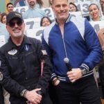 Joe Manganiello Instagram - The week in review… As we are almost a week away from the DEAL OR NO DEAL ISLAND premiere Monday February 26th, we got together at Hollywood & Highland to play some games with the crowd of fans that showed up… I headed off-grid to shoot a music video with my buddy Billy Morrison while Bubbles made a new friend… Found some time to get some shading done with Small Paul… And celebrated Valentine’s Day with Tool & Caitlin… ❤️