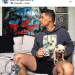 Joe Manganiello Instagram - THIS MADE MY DAY..✅ 🖤When your scrolling on the gram..and you see your work ..and your friend 🚨 @joemanganiello ❤️ Thanks for being an amazing friend and collector, you may or may not know Joe has an amazing art collection he has been collecting for years. His collection is the who’s who of cool artists and I’m honored to of made the cut.. Love you man !! Let’s hang soon.. ps (Bubbles) is clearly the star of the show.. #joemanganiello #bubbles #artcollector #artist #fineart #rollandberry #blessed #love City Of Angels