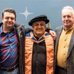 Joe Russo Instagram - Last week, I had the privilege of receiving an honorary degree from the University of East Anglia. My time was short when I attended as a student during a semester abroad in 1991, but the school and faculty had a life altering impact on me. Jon Hyde (on the right) gave me an assignment to write and perform a monologue that would ultimately inspire me to pursue a career in film. Jonty Rea (on the left) performed with me in a production of American Buffalo, and taught me everything I know about acting. Jonty also starred in our first film Pieces. When I arrived home after that semester abroad, I made the decision to apply to film school. So please, join me in thanking these two gentlemen for Avengers: Infinity War and Avengers: Endgame…