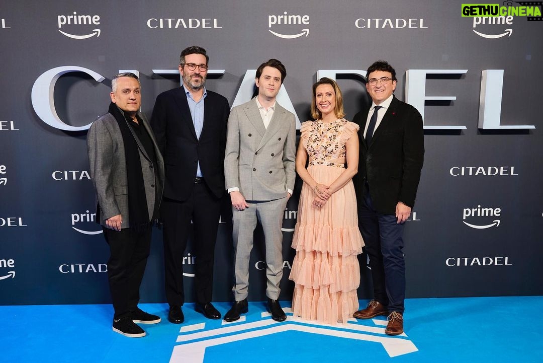 Joe Russo Instagram - Congratulations to the whole Citadel team 👏 Thank you to @primevideo for such an amazing premiere. @citadelonprime drops April 28th…