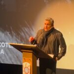 Joe Russo Instagram - What a fantastic sophomore year for @sandsiff… I want to thank the entire festival team for a organizing such a thoughtful weekend for our emerging filmmakers. A special shout out to my dear friends @stanleytucci & @thedonaldmustard for joining me in the gorgeous St Andrews. Until next year…
