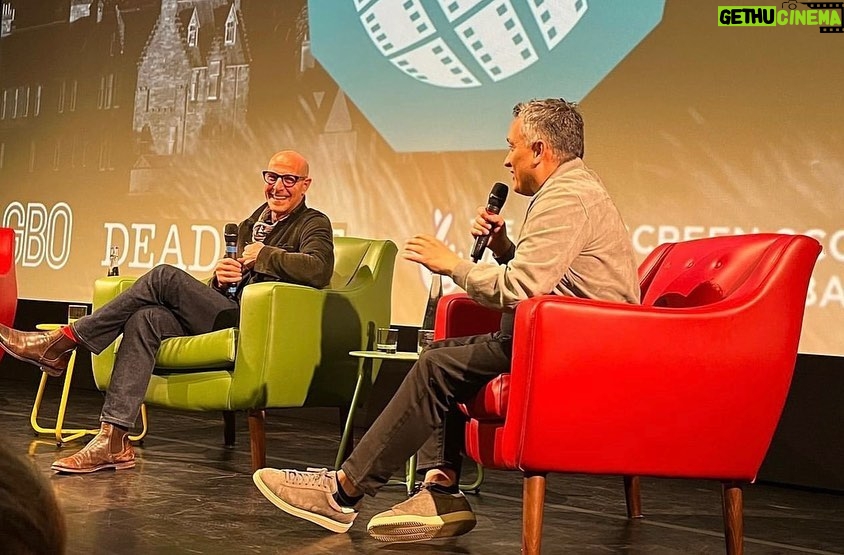 Joe Russo Instagram - What a fantastic sophomore year for @sandsiff… I want to thank the entire festival team for a organizing such a thoughtful weekend for our emerging filmmakers. A special shout out to my dear friends @stanleytucci & @thedonaldmustard for joining me in the gorgeous St Andrews. Until next year…