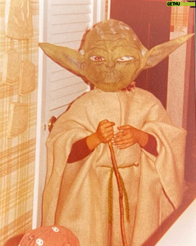 Joe Russo Instagram - Happy Halloween. Hope you’ve all got your papier-mâché yoda masks ready for the night. Who do you think is under the mask? Tiny Joe or Anth?