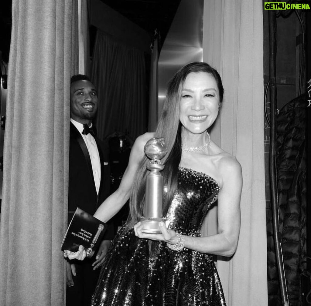 Joe Russo Instagram - A GIANT congratulations to the EEAAO team! Especially the incredibly talented Michelle Yeoh and Ke Huy Quan. The Golden Globes couldn’t have gone to two more deserving, hard working, and amazing human beings. Much love from us to you…