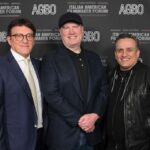Joe Russo Instagram - Such a wonderful evening honoring Louis D’Esposito with the inaugural Renaissance Award. Had a mini Marvel reunion celebrating one of our favorite Italians. Saluti! #RussoBrothersItalianAmericanFilmmakerForum