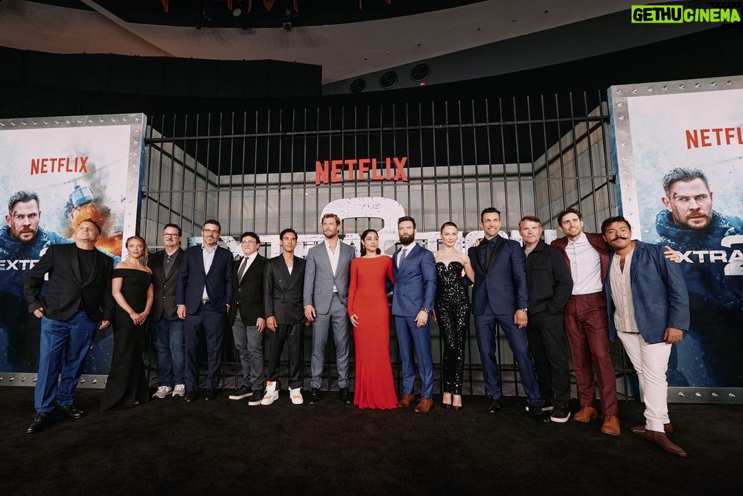 Joe Russo Instagram - We can’t wait to share #Extraction2 with all of you… it truly kicks ass! Congrats to Chris Hemsworth, Sam Hargrave, and the entire filmmaking team. Extraction 2 is coming to @netflix Friday, June 16th.