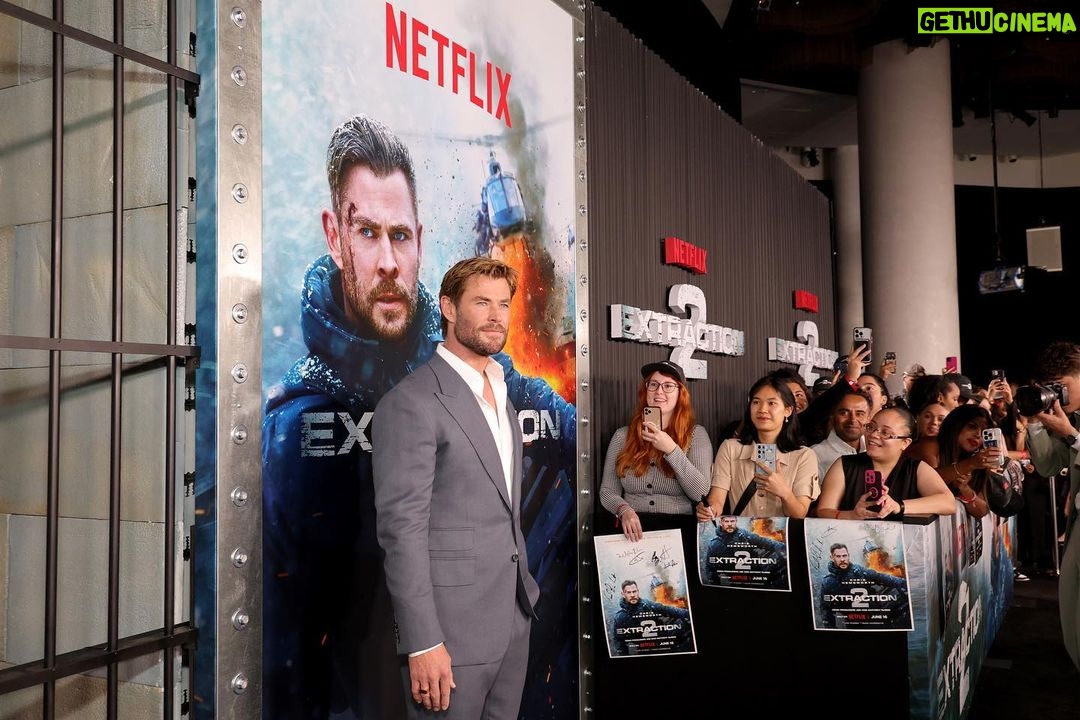 Joe Russo Instagram - We can’t wait to share #Extraction2 with all of you… it truly kicks ass! Congrats to Chris Hemsworth, Sam Hargrave, and the entire filmmaking team. Extraction 2 is coming to @netflix Friday, June 16th.