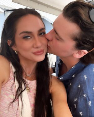Joel Courtney Instagram - This is me proudly stating the fact that my wife is the most beautiful woman in the world🏖🏝🍍🍹🌴🌺#mywifeisgorgeous #familyvacation #floridalife