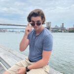 Joel Courtney Instagram - If you ever wonder why I don’t post that often, it’s because I’m bad at posing 😂😂😂 thank you @mia_scholink for your patience 😘😘 #brooklynbridge #nyc