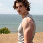 Joel Courtney Instagram - Casually strolling in Malibu…(intense voiceover) with the wind in my hair and sun in my eyes 🙂 Photographer - @itsjetography Grooming - @grace_phillips Styling - @tyheadlee