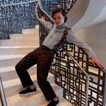 Joel Courtney Instagram - Raise your hand if you love a good staircase 🙋🏻‍♂️🙋🏻‍♂️ Stylist - @ashleypweston Grooming - @nicoleellemakeup 📸 - the BEST WIFE EVER (aka @mia_scholink)