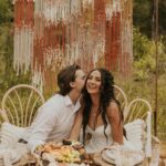 Joel Courtney Instagram - To think that it’s already been a year. I love you now more than I did 365 days ago ❤️ photography: @jsonivephotography rentals + styling: @mobohoevents hair: @braidsbyellie__ charcuterie: @eatneattreats mua: @makeupby_velvet dress: @grace_loves_lace Sedona, Arizona