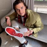 Joel Courtney Instagram - I love me some @coach and don’t get me started on these #redbottoms @louboutinworld Styled - @ashleypweston Grooming - @nicoleellemakeup 📸 - the one and only @mia_scholink Brought to you by @nickifioravante with @viewpoint.pr #pressday #pressjunket What’s your favorite shoe? 👇🏼👇🏼 Four Seasons Hotel New York