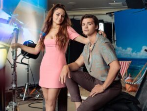 Joel Courtney Instagram - In 152 hours @thekissingboothnetflix 3 is coming out on @netflix and I could not be more excited. @joeyking @jacobelordi @youngmeganne_ @taylorzakharperez @maisiersellers 
Styled by @ashleypweston 
Hair/makeup by @remba_ 
Photographer @iheartmaarten 
#kissingbooth #kissingbooth3 #netflix