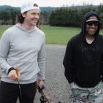 Joel Courtney Instagram - Last week @cameronrhanes taught me how to shoot a compound bow. It was an unforgettable day. This week I can’t get out of my head how excited I am to put in the practice and see what lies ahead. #compundbow #keephammering #cameronhanes #100yardshot Springfield, Oregon