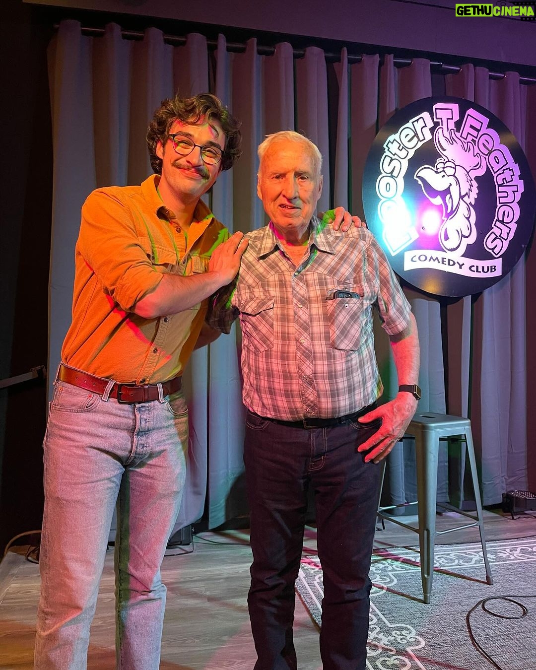 Joey Bragg Instagram - I said so many bad words while my grandpa sat front row. Thank you SO MUCH to @roostertf for an amazing weekend! Thanks to @stevesimeonecomedy and @frankiemcomedy for KILLING it every night. Thank you to the Bay Area for raising me and coming out to see my silly little shows. I LOVE COMEDY! Rooster T Feathers Comedy Club