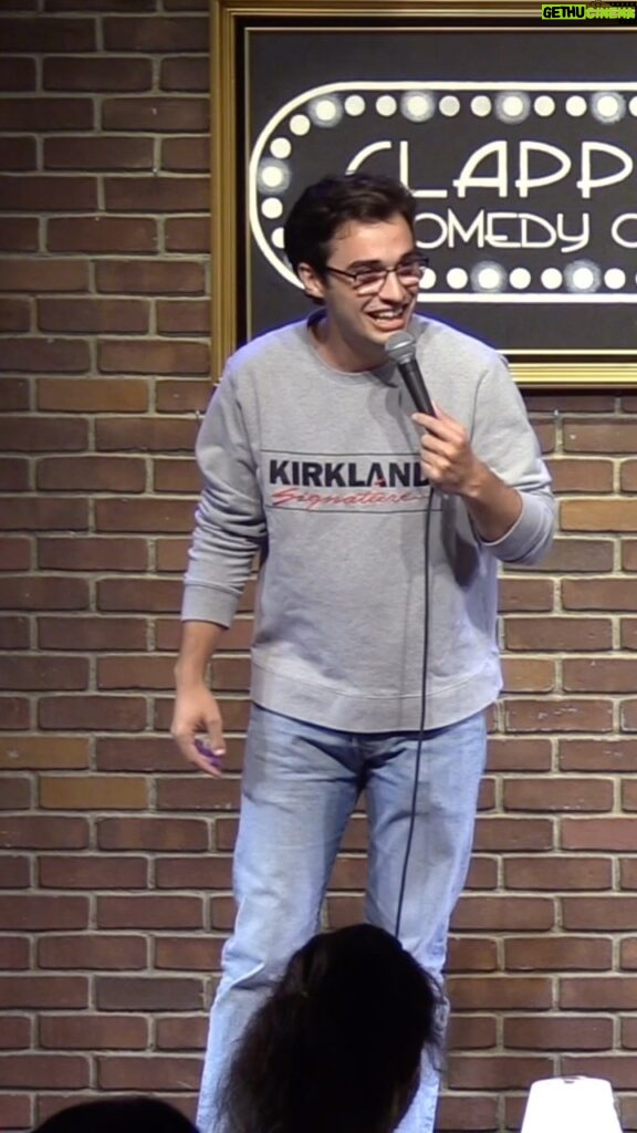 Joey Bragg Instagram - My Dad wanted milk to method act as a little kitty cat. #Comedy #StandUp #StandUpComedy #Milk #OldSchool #BrownVBoardOfEducation #DisneyChannel Flappers Comedy Club Burbank