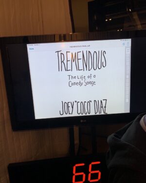 Joey Diaz Instagram - Finishing up the audio book….. Tremendous…. April 23rd…. Amazon.com….. Have a great day