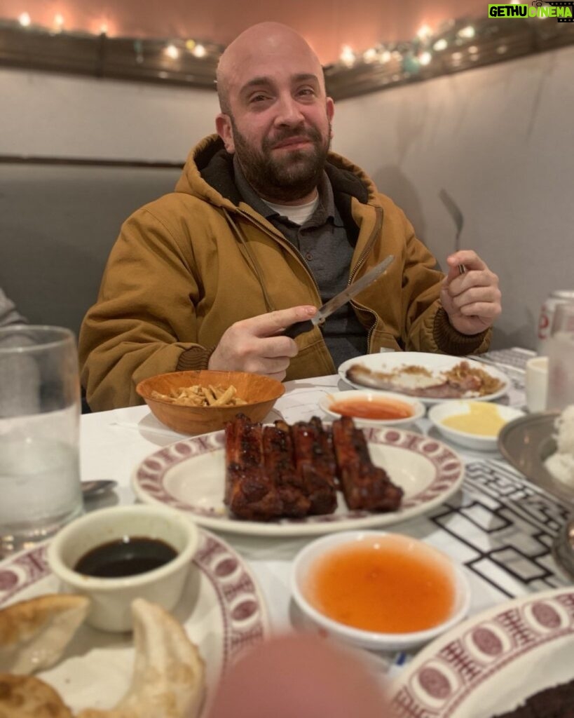 Joey Diaz Instagram - Lee Syatt living like a DR…. At Kings Chinese restaurant…… The Goods!