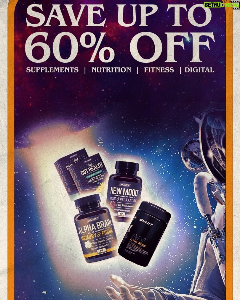 Joey Diaz Instagram - Go to Onnit.com and save 60% on Supplements….. Black Friday until 12/4…. Code JOEY…. Love ya
